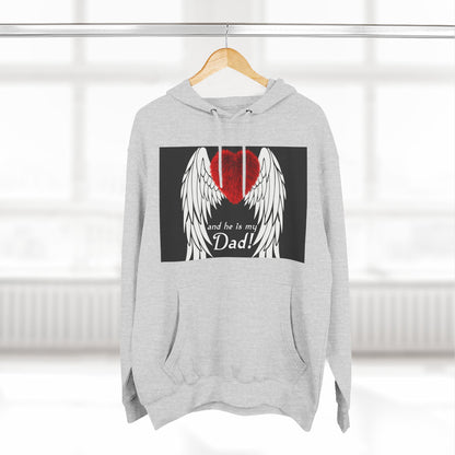 Heartfelt Dad Memorial Hoodie, Comfort Wear, Grief Support, Dad Tribute, Gift for Father's Day, Sympathy Gift
