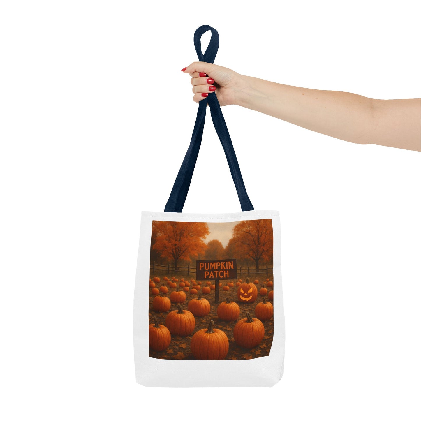 Autumn Pumpkin Patch Tote Bag, Fall Harvest Shopping Bag, Halloween Decor, Seasonal Gift for Pumpkin Lovers, Festival Tote - Toddcraft