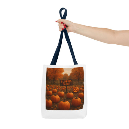 Autumn Pumpkin Patch Tote Bag, Fall Harvest Shopping Bag, Halloween Decor, Seasonal Gift for Pumpkin Lovers, Festival Tote - Toddcraft