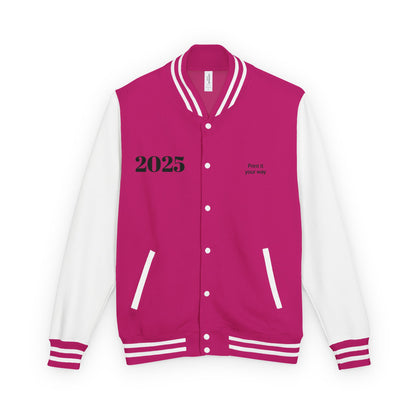 2025 Class Of Unisex Heavyweight Letterman Jacket, Graduation Gift, School Spirit Wear, Personalized Varsity Jacket, Cozy Trendy Outerwear - Toddcraft