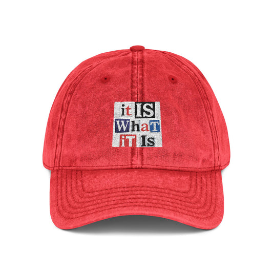 Vintage Embroidered Cap - Casual Style Hat