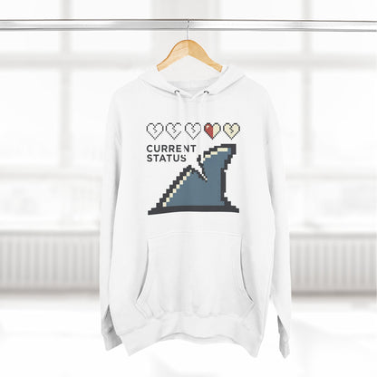 Hoodie — Pixel Wave "Current Status" Gamer Hoodie