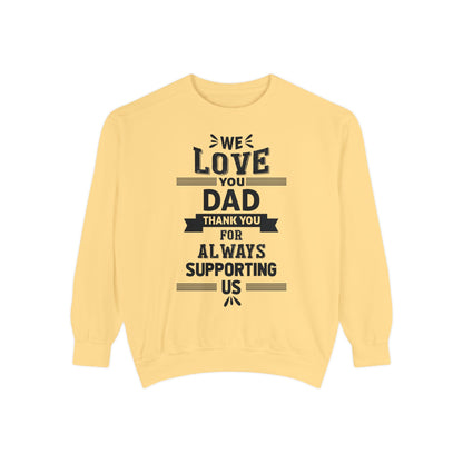 Love You Dad Sweatshirt - Father's Day Gift Hoodie