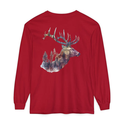Unisex Garment-dyed Long Sleeve T-Shirt