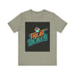 Unisex jersey short sleeve tee with "Treat Dealer" print, soft cotton, ribbed knit collar, casual fit.