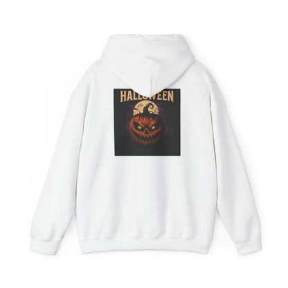 Halloween Jack-O'-Lantern Hoodie — Vintage Scary Pumpkin Pullover