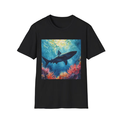Shark Underwater Art T-Shirt