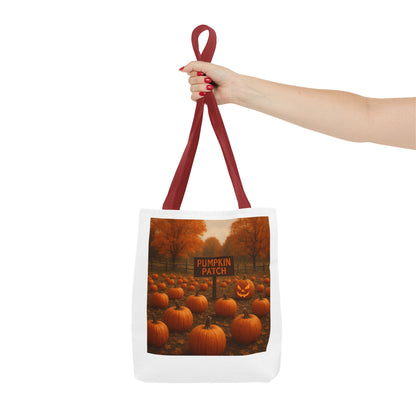Autumn Pumpkin Patch Tote Bag, Fall Harvest Shopping Bag, Halloween Decor, Seasonal Gift for Pumpkin Lovers, Festival Tote - Toddcraft