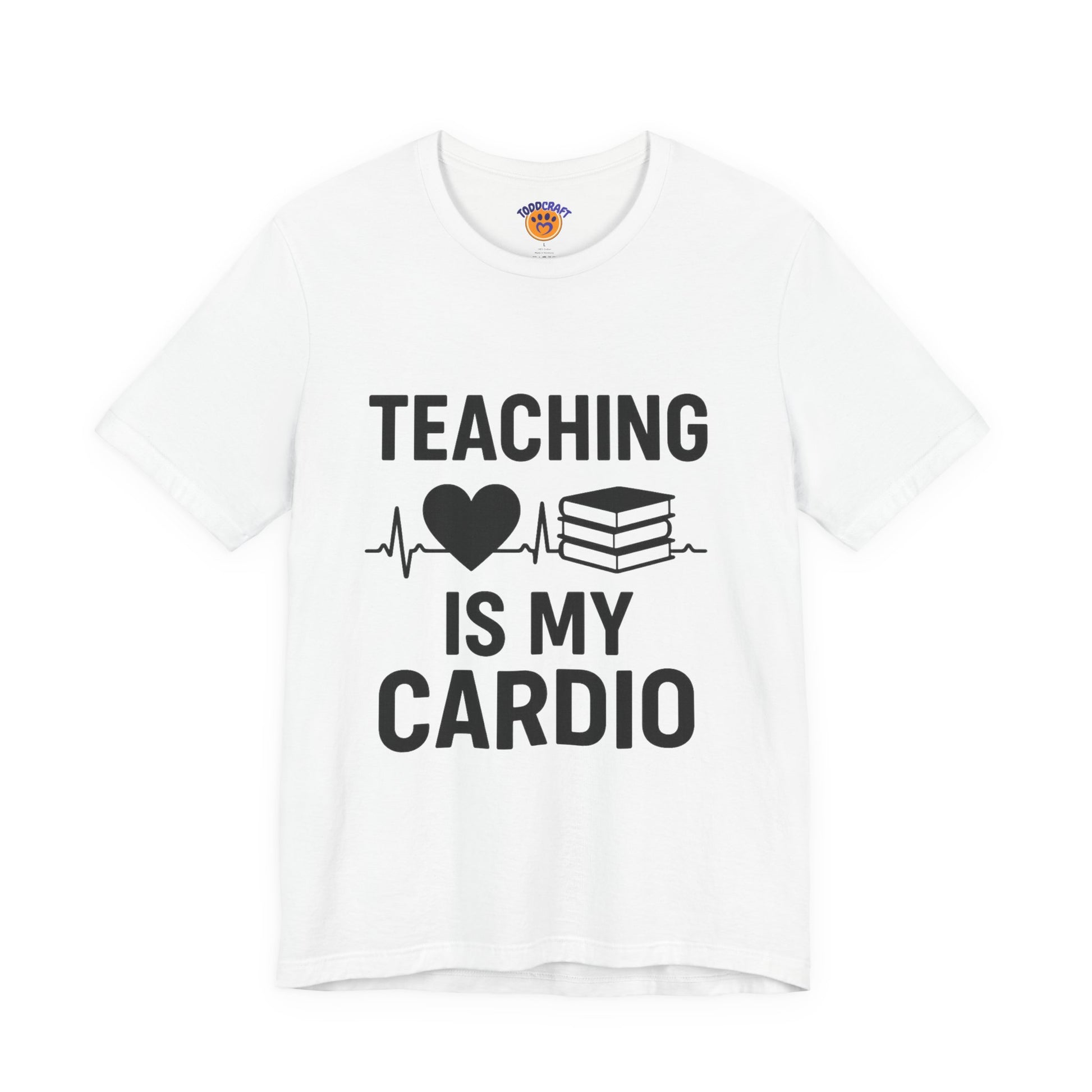 Teaching Heartbeat T-Shirt | Perfect Gift for Teachers | Fun Classroom Wear | Teacher Appreciation Day | Back to School - Toddcraft