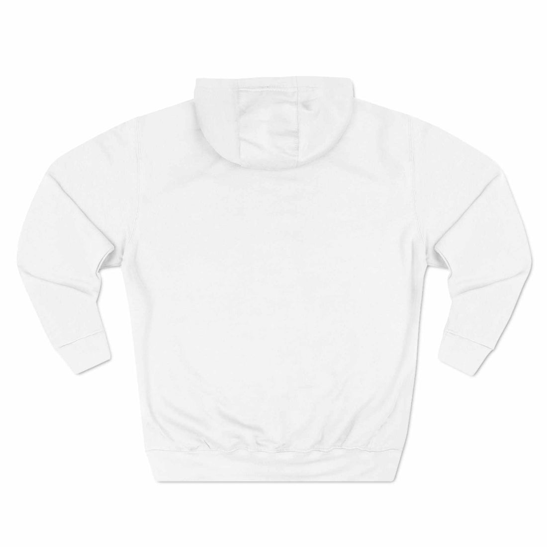 Three-Panel Fleece Hoodie with "Dog Dad" design on the front.