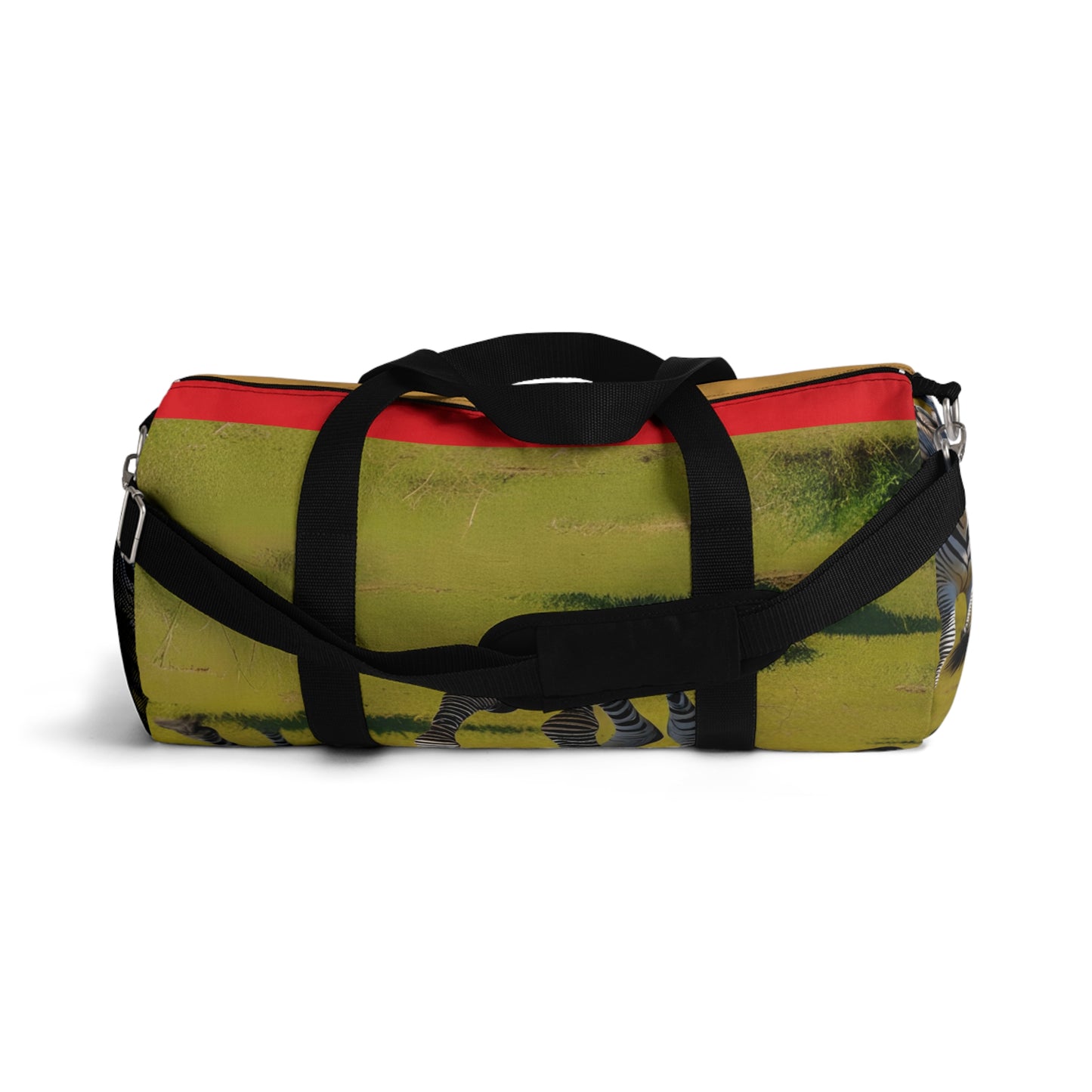 Zebra Print Duffel Bag | Travel Tote for Gym, Weekend Getaways, or Sports Events