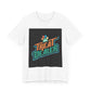 Unisex jersey short sleeve tee with graphic, soft cotton, classic fit.