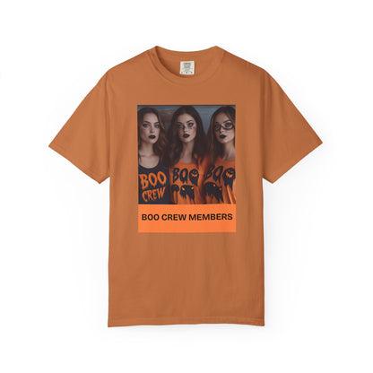 Boo Crew T-Shirt, Halloween Costume, Unisex Tee, Fall Fashion, Spooky Party Apparel, Gift for Halloween Lovers