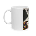 Paw-some Nap Ceramic Mug with glossy finish and colorful design, ideal for cat lovers and gift occasions.