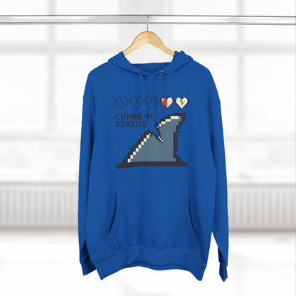 Hoodie — Pixel Wave "Current Status" Gamer Hoodie