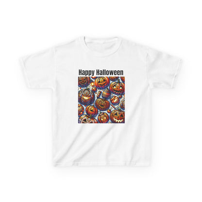 Kids Halloween Cotton Tee, Cute Spooky Shirt for Children, Fall Festive Wear, Trick or Treat Top, Halloween Costume T-Shirt