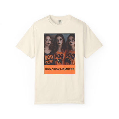 Boo Crew T-Shirt, Halloween Costume, Unisex Tee, Fall Fashion, Spooky Party Apparel, Gift for Halloween Lovers