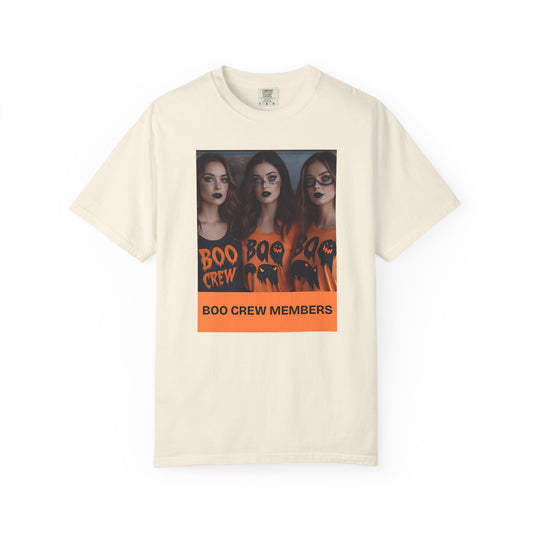 Boo Crew T-Shirt, Halloween Costume, Unisex Tee, Fall Fashion, Spooky Party Apparel, Gift for Halloween Lovers
