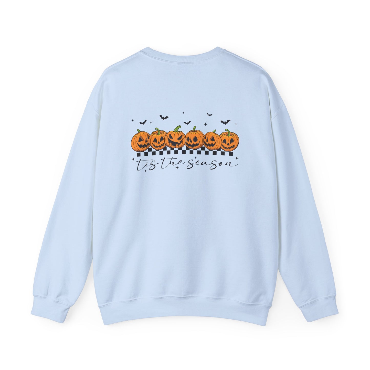 Halloween Pumpkin Crewneck Sweatshirt, Cozy Fall Sweatshirt, Unisex Halloween Apparel, Pumpkin Lover Gift, Spooky Season Clothing - Toddcraft