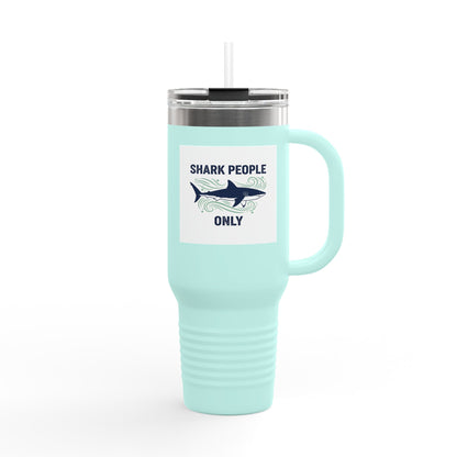 Shark People Only 40oz Insulated Travel Mug