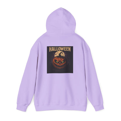 Halloween Jack-O'-Lantern Hoodie — Vintage Scary Pumpkin Pullover