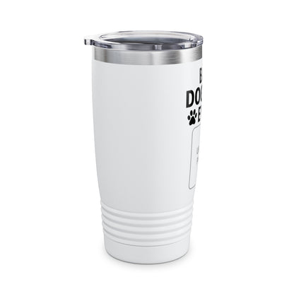Best Dog Dad Ever Ringneck Tumbler, 20oz | Personalized Gift for Pet Lovers, Travel Mug for Dads, Dog Owner Accessories, Gifts for [...] - Toddcraft
