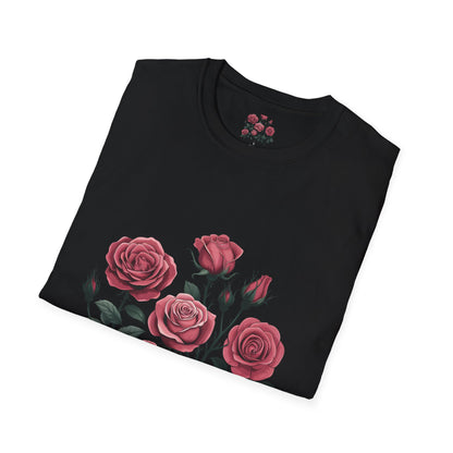 Floral & Sparkle Unisex Softstyle T-Shirt - Perfect for Gifts, Birthdays, Mother's Day, Casual Wear, and Celebrations