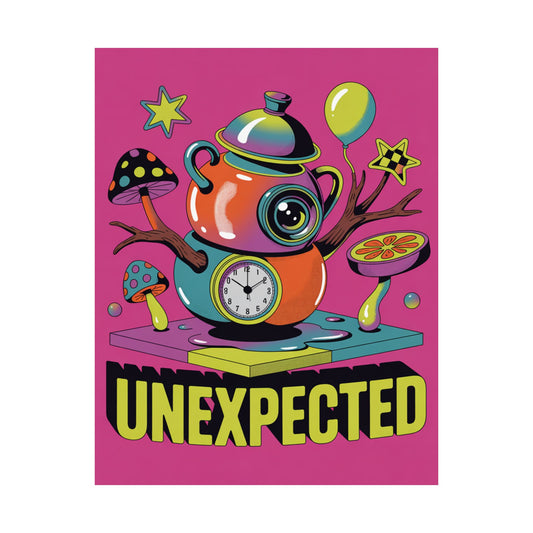 Colorful Art Poster, Bold Wall Decor, Fun Home Decoration, Whimsical Gift, Unique Art Print, Unexpected Design - Toddcraft