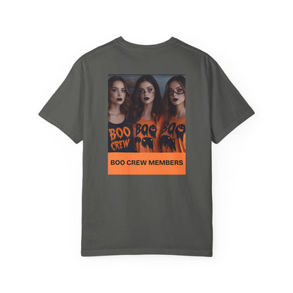 Boo Crew T-Shirt, Halloween Costume, Unisex Tee, Fall Fashion, Spooky Party Apparel, Gift for Halloween Lovers