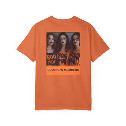 Boo Crew T-Shirt, Halloween Costume, Unisex Tee, Fall Fashion, Spooky Party Apparel, Gift for Halloween Lovers