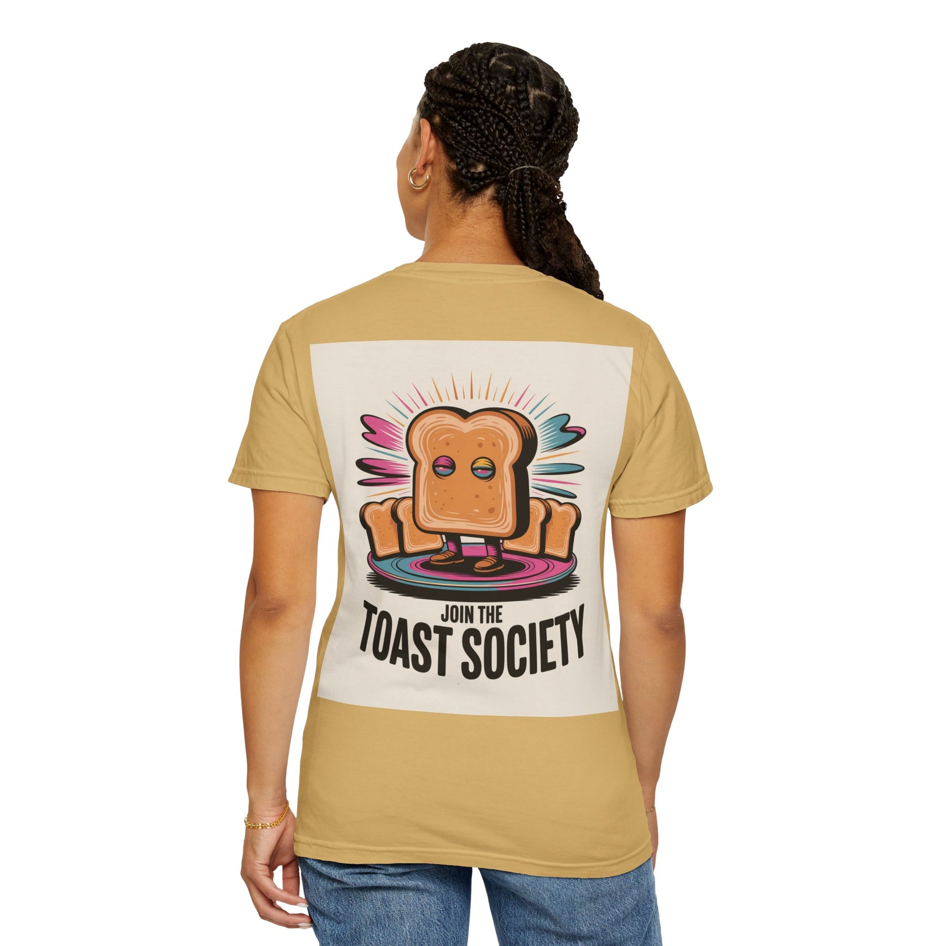 Toast Society Graphic Tee, Fun Unisex T-Shirt for Food Lovers, Perfect Gift for Bread Enthusiasts & Casual Wear - Toddcraft