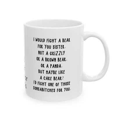 Personalized Inspirational Ceramic Mug, Custom Coffee Cup, Motivational Drinkware, Unique Gift for Her, Name or Initials Edition