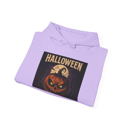 Halloween Jack-O'-Lantern Hoodie — Vintage Scary Pumpkin Pullover