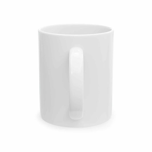 Paw-some Nap Ceramic Mug with glossy finish, perfect for cat lovers; microwave and dishwasher safe.