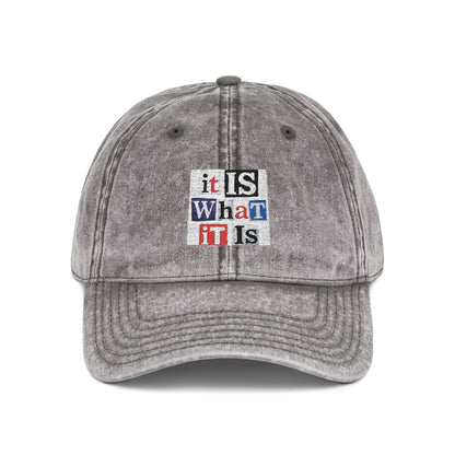 Vintage Embroidered Cap - Casual Style Hat
