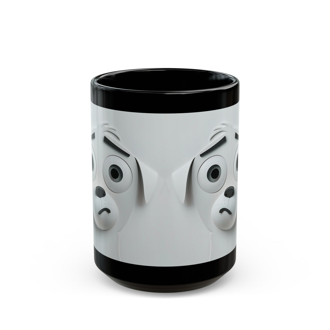 Sarcastic Dog Face 3D Mug