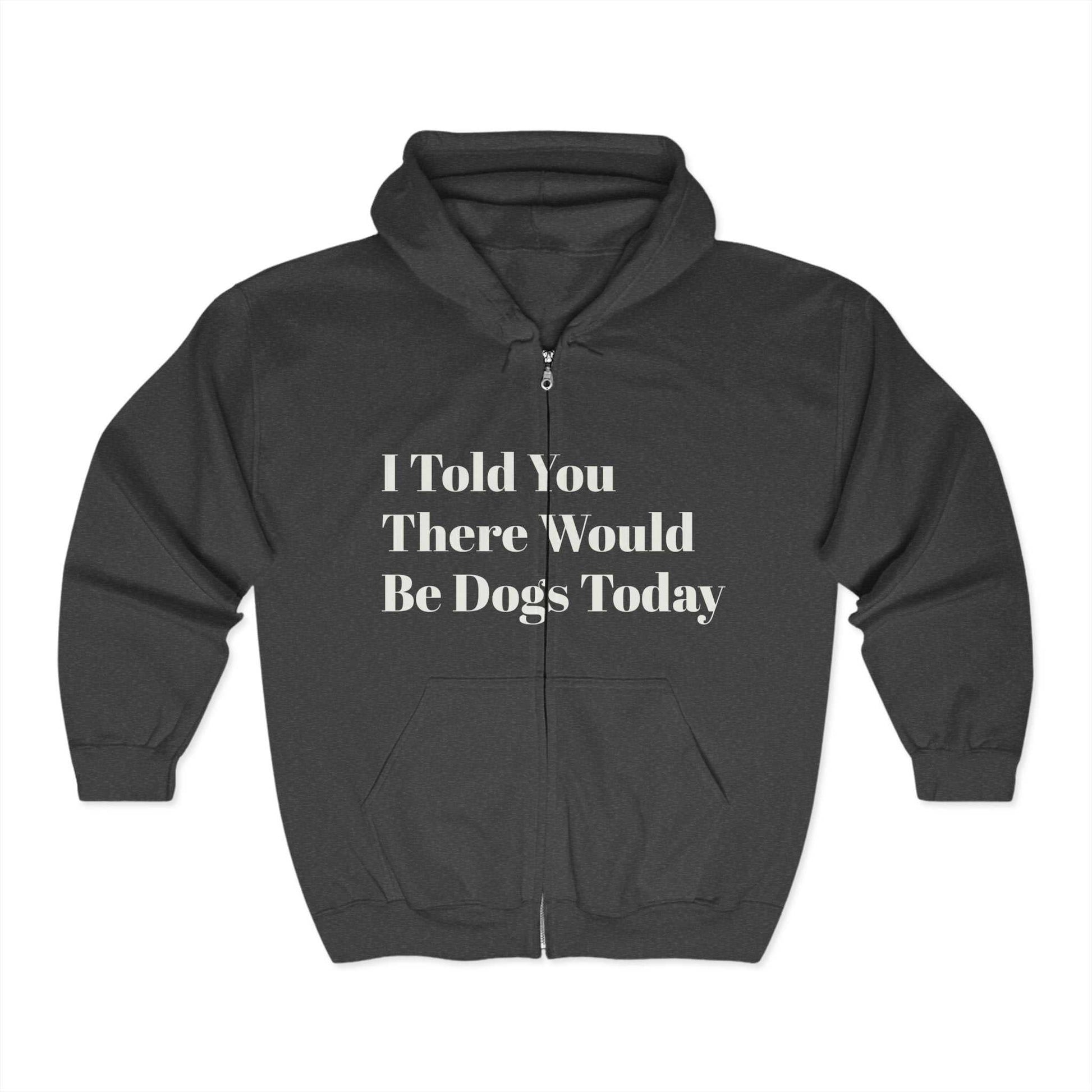 Artistic animal print hoodie with quote, cozy unisex zip sweatshirt for art lovers.