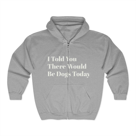 Cozy unisex zip sweatshirt with artistic animal print and front pockets, perfect for art lovers.