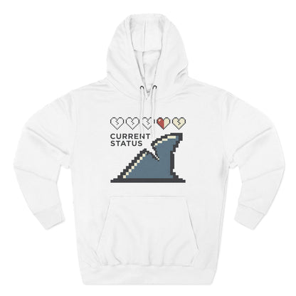 Hoodie — Pixel Wave "Current Status" Gamer Hoodie