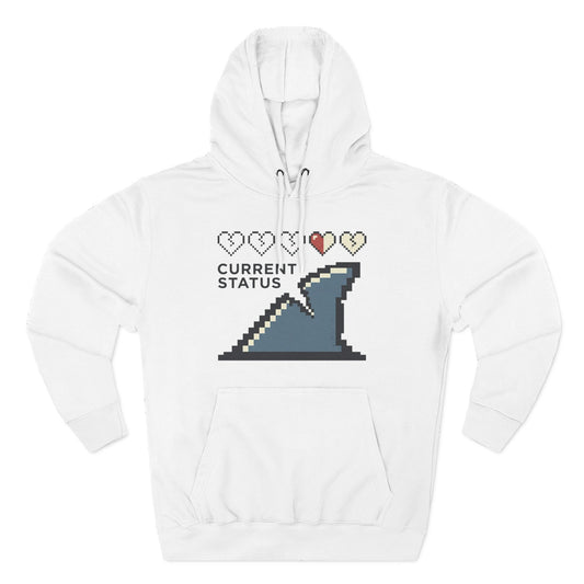 Hoodie — Pixel Wave "Current Status" Gamer Hoodie