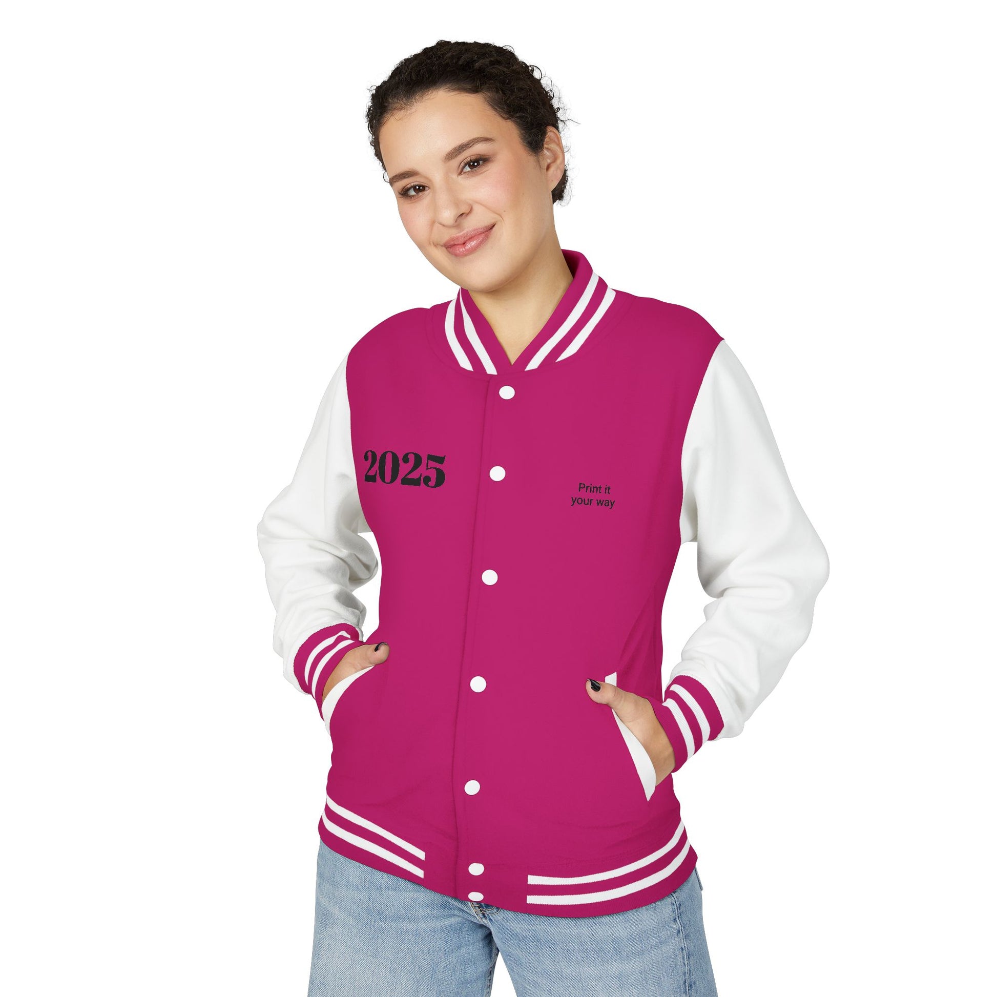 2025 Class Of Unisex Heavyweight Letterman Jacket, Graduation Gift, School Spirit Wear, Personalized Varsity Jacket, Cozy Trendy Outerwear - Toddcraft