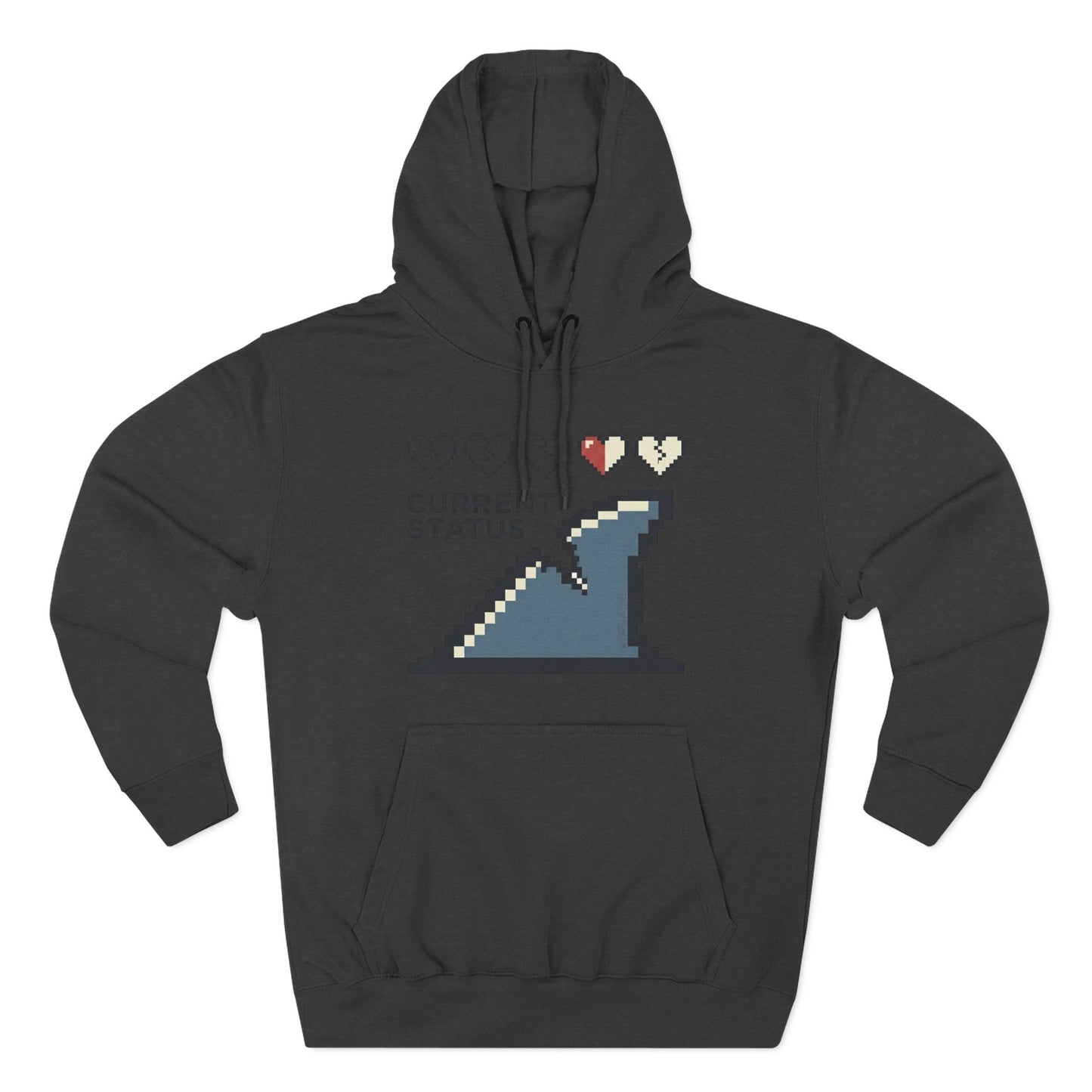 Hoodie — Pixel Wave "Current Status" Gamer Hoodie