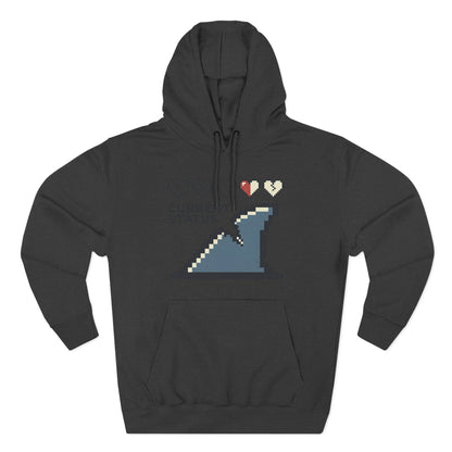 Hoodie — Pixel Wave "Current Status" Gamer Hoodie
