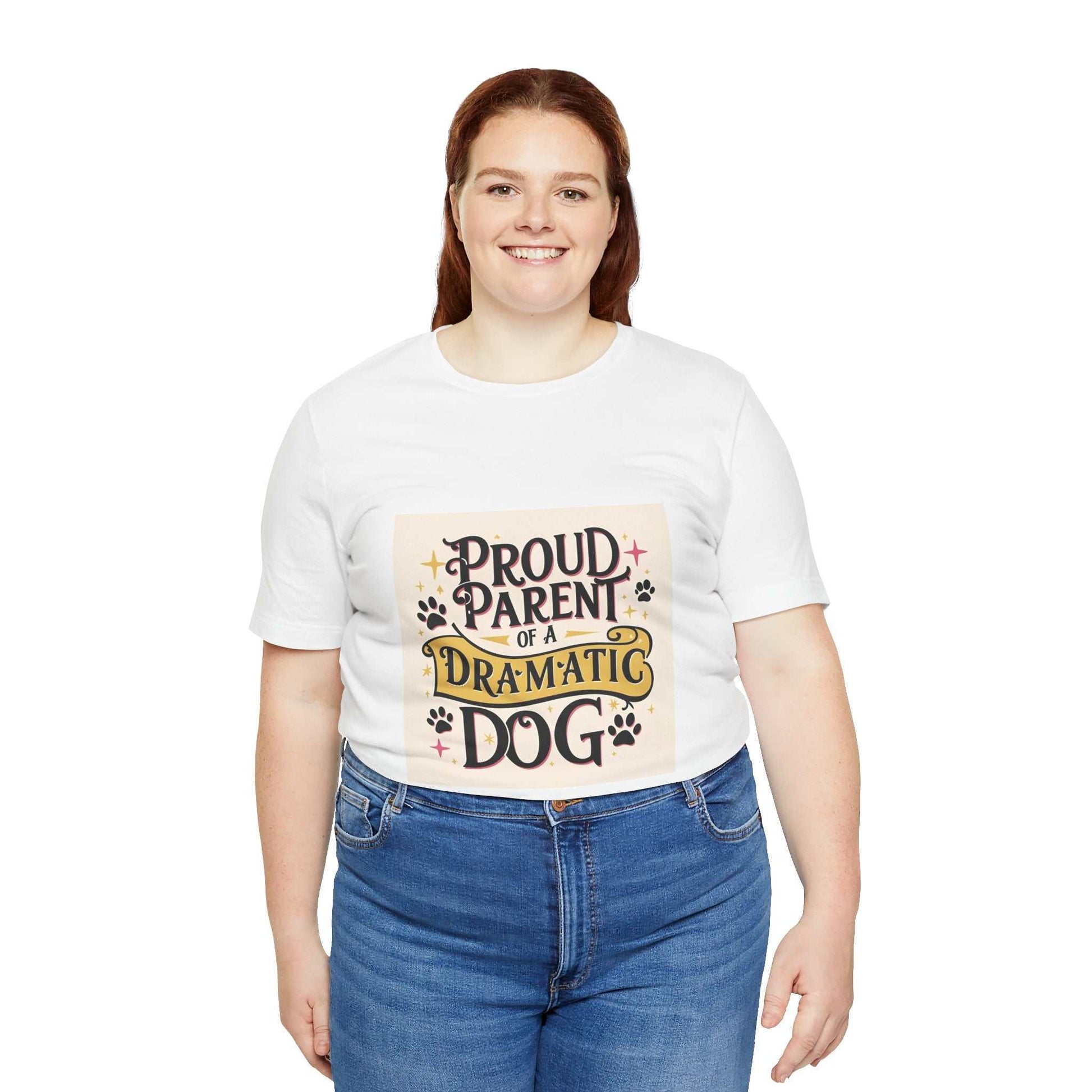 Proud Parent Unisex Short Sleeve Tee with graphic design, ideal gift for parents.
