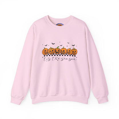 Halloween Pumpkin Crewneck Sweatshirt, Cozy Fall Sweatshirt, Unisex Halloween Apparel, Pumpkin Lover Gift, Spooky Season Clothing - Toddcraft