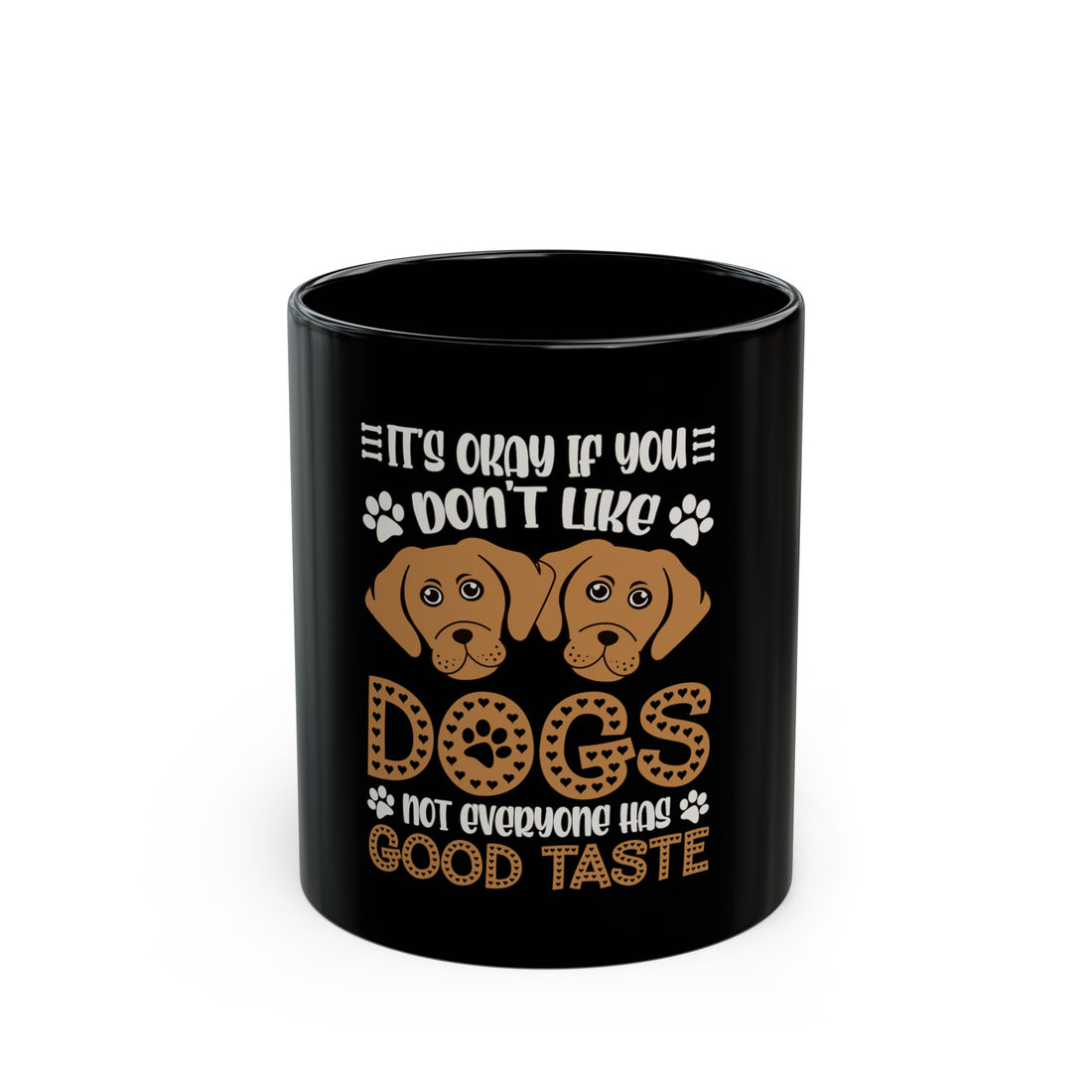 Dogs Black Mug