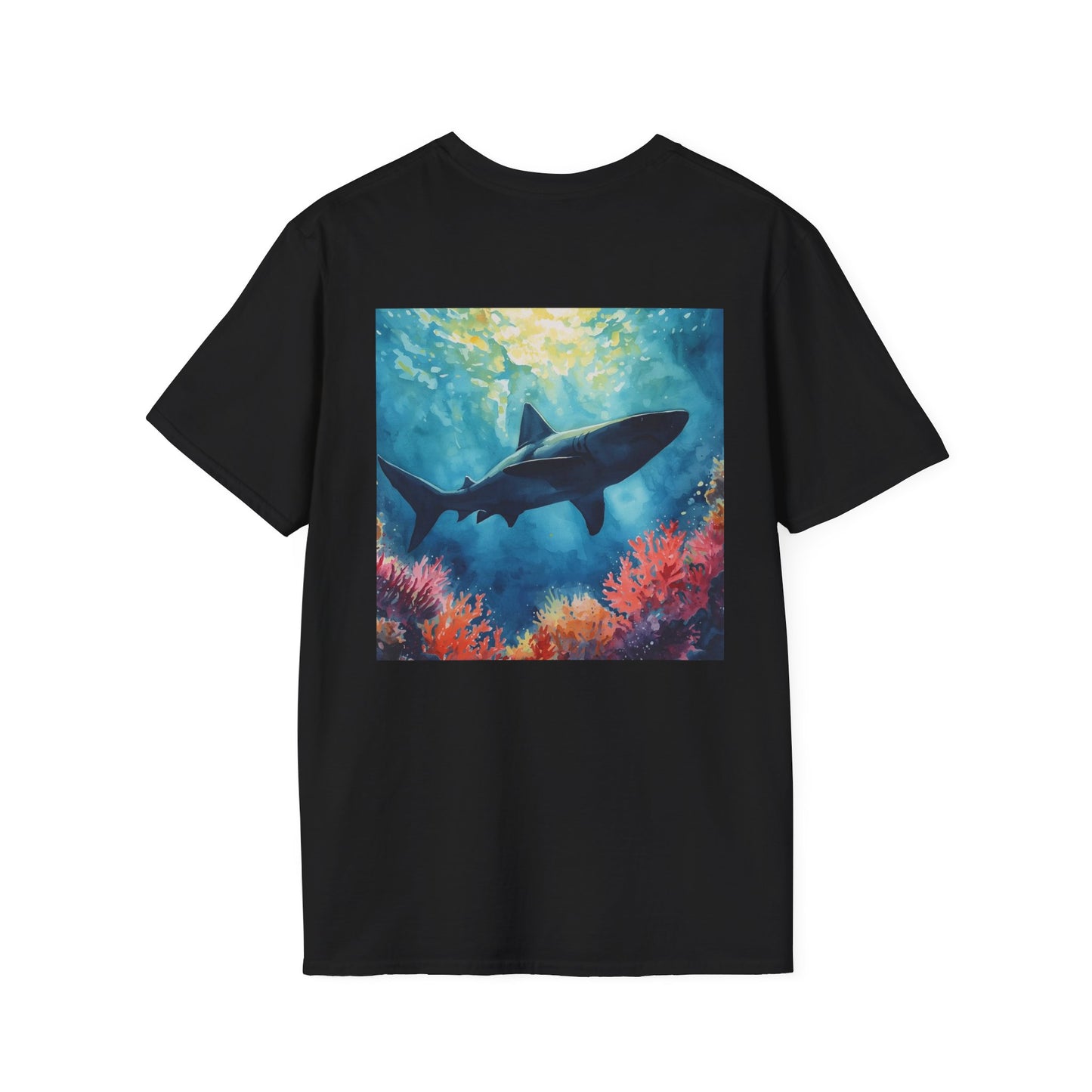 Shark Underwater Art T-Shirt