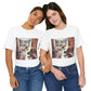 Unisex jersey tee with a funny dog quote "Because People Suck" design, perfect for dog lovers.