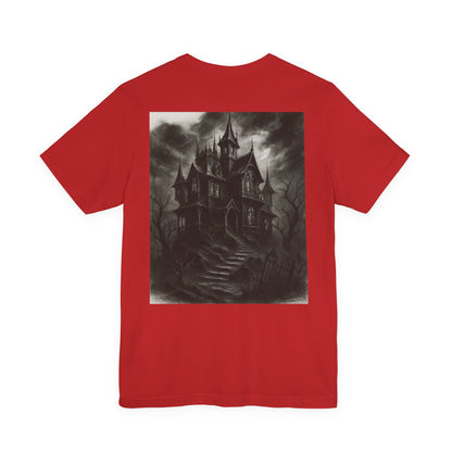 Haunted Mansion Graphic Tee — Gothic Haunted House T‑Shirt