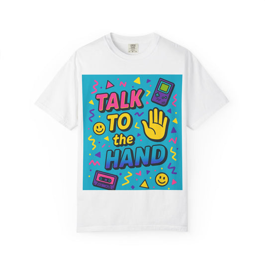Retro Graphic T-Shirt, Fun 90s Nostalgia Tee, Unisex Casual Wear, Gift for Friends, Vibrant Streetwear, Summer Party Outfit